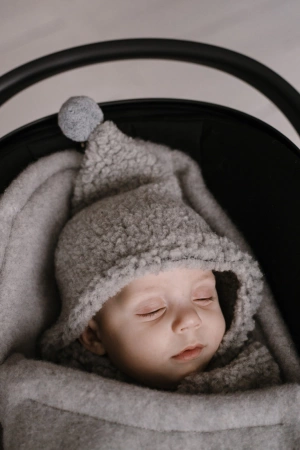 Zaffiro - Śpiworek mini wełniany Sierra 0-18m -Brown