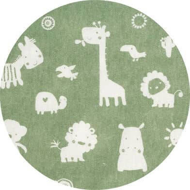 Alvi - Śpiworek niemowlęcy Baby-Mäxchen 3-elementowy Granite Animals 2.5 TOG