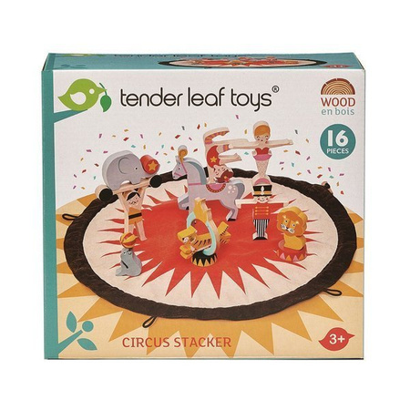 Mata z drewnianymi zabawkami - Akrobaci, Tender Leaf Toys