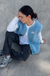 Meggstore - Kamizelka damska - Blue