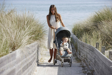 Elodie Details - wózek spacerowy MONDO - Pebble Green