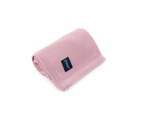 Poofi - Kocyk bambusowy Faro - Vintage Pink