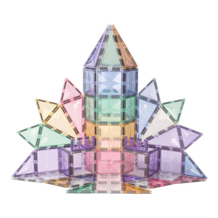 Cleverclixx - Klocki magnetyczne Mega Creative Pack Pastel - 210 el.