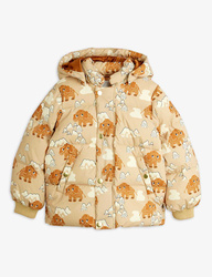 Mini Rodini Kurtka puchowa z kapturem Mammoths