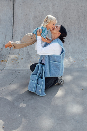 Meggstore - Kamizelka damska - Blue