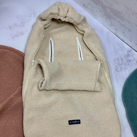 Zaffiro - Śpiworek Mini 0-18 miesięcy Wełna premium - Beżowy