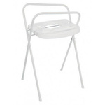 Bébé-Jou Zestaw Wanienka Thermo Biała + Stojak do wanienki 98 cm Biały