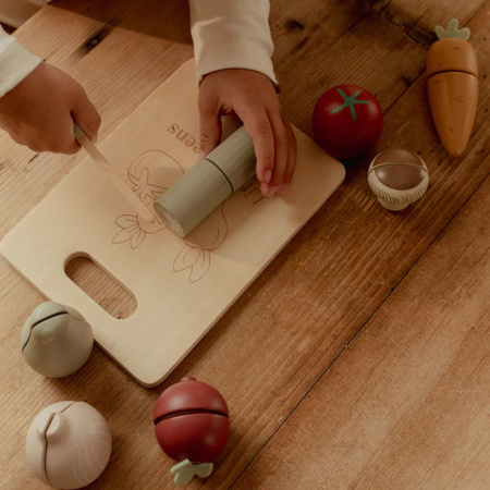 Little Dutch Deska do krojenia z warzywami FSC
