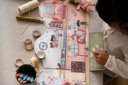 Little Dutch Naklejki wielokrotnego użytku Rosa & Friends