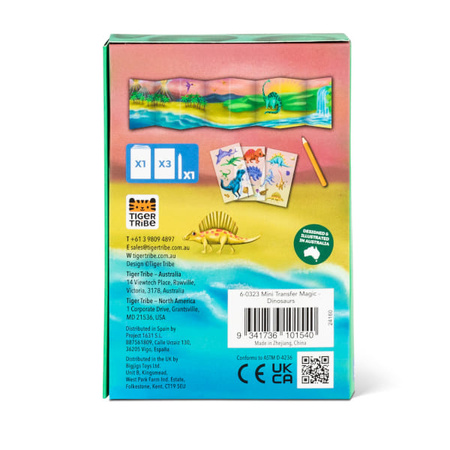 Tiger Tribe Zestaw z Folią Transferową - Dinozury