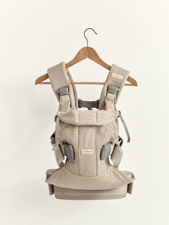 BABYBJORN ONE AIR 3D MESH  - nosidełko, Szary Beż
