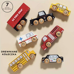 Le Toy Van -  Drewniane samochody zestaw Nowy Jork, zabawka pojazdy dla dzieci