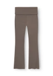 Rethinkit - Spodnie Butter Soft Flare All day - Dark Brown