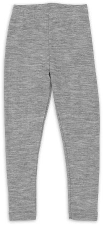 Engel Natur - Legginsy z wełny i jedwabiu - Light grey
