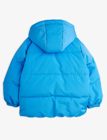 Mini Rodini Kurtka puchowa Solid heavy - niebieska