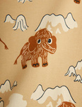Mini Rodini Legginsy Mammoth- Beżowe