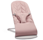 BABYBJORN - leżaczek BLISS Woven, Petal Quilt, Zgaszony róż