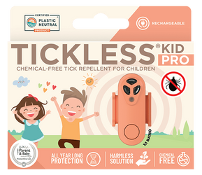Tickless - Urządzenie chroniące przed kleszczami KID PRO - Hot Peach
