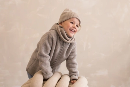 Merinowca - Kurtka z wełny merino taupe