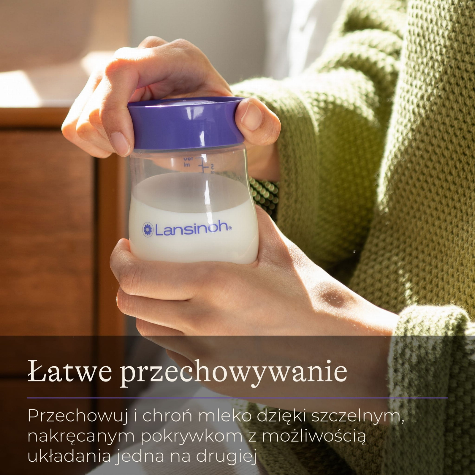 Lansinoh  - Butelki do przechowywania pokarmu – zestaw 4 sztuki