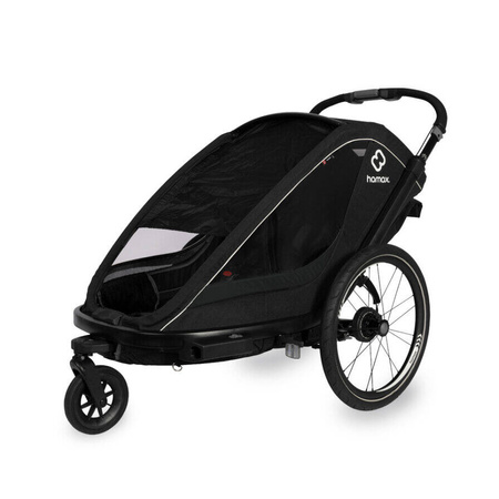 Hamax - Przyczepka rowerowa BREEZE, podwójna - Black