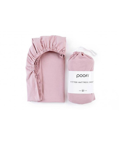 Poofi - Prześcieradło Organic 70x140 - Piwonia