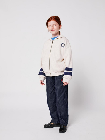 Bobo Choses Bluza z kapturem i zamkiem Tic Tac Toe