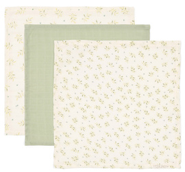 Little Dutch Chusteczki muślinowe 25x25 cm Blueberry Leaves & Sage