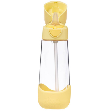 b.box - Butelka na wodę tritanowa ze słomką 600ml Lemon Twist