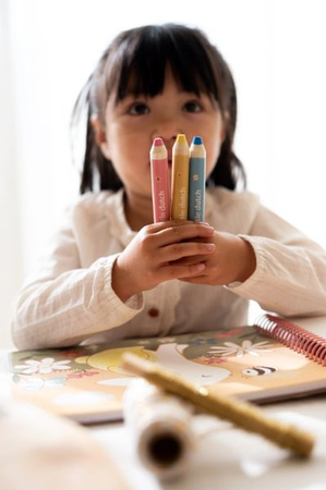 Little Dutch Kreatywny zeszyt z kredkami Rosa & Friends