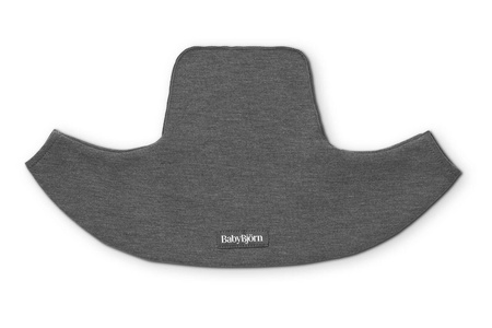 BABYBJORN - śliniaczek do nosidełka BABYBJORN MINI/MOVE,  Jersey Ciemny Szary