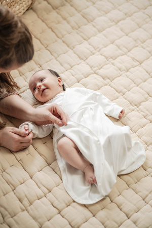 Śpiworek do spania Baby-Mäxchen 3-elementowy Earth nature 2.5 TOG