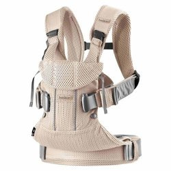 BABYBJORN ONE AIR 3D  - nosidełko, Perłowy Różowy