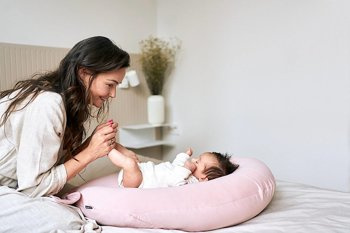 Poofi - Poduszka ciążowa uniwersalna NEST - Piwonia