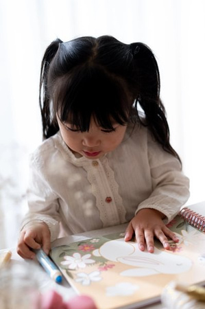 Little Dutch Kreatywny zeszyt z kredkami Rosa & Friends