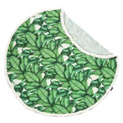 La Millou - Bamboo Round Swaddle - King Size - Banana Leaves