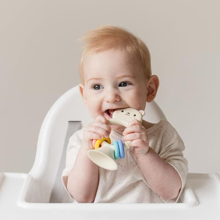 Tiger Tribe Silikonowy Gryzak na Przyssawce - Miś