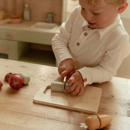 Little Dutch Deska do krojenia z warzywami FSC