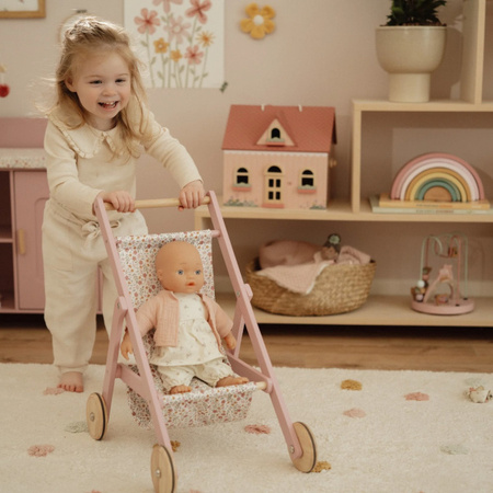 Little Dutch Wózek drewniany dla lalek FSC