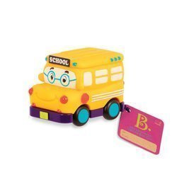 B.toys - Mini Wheeee-ls! - Autka miękkie wersja Mini - Autobus