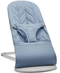 BABYBJORN - leżaczek BLISS Woven, Petal Quilt, Niebieski
