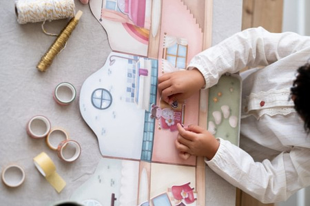 Little Dutch Naklejki wielokrotnego użytku Rosa & Friends