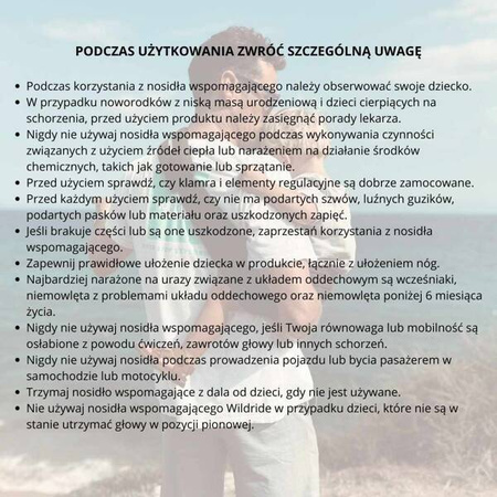 Wildride Nosidło wspomagające Army Green 