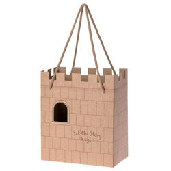 Maileg - Torebka - Paper bag, Castle - Rose