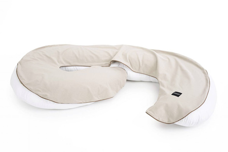 Poofi - Pokrowiec na poduszkę ciążową Oranic - Latte