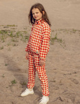Mini Rodini Bluza polarowa w kratę Gingham