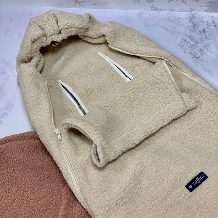 Zaffiro - Śpiworek Mini 0-18 miesięcy Wełna premium - Beżowy