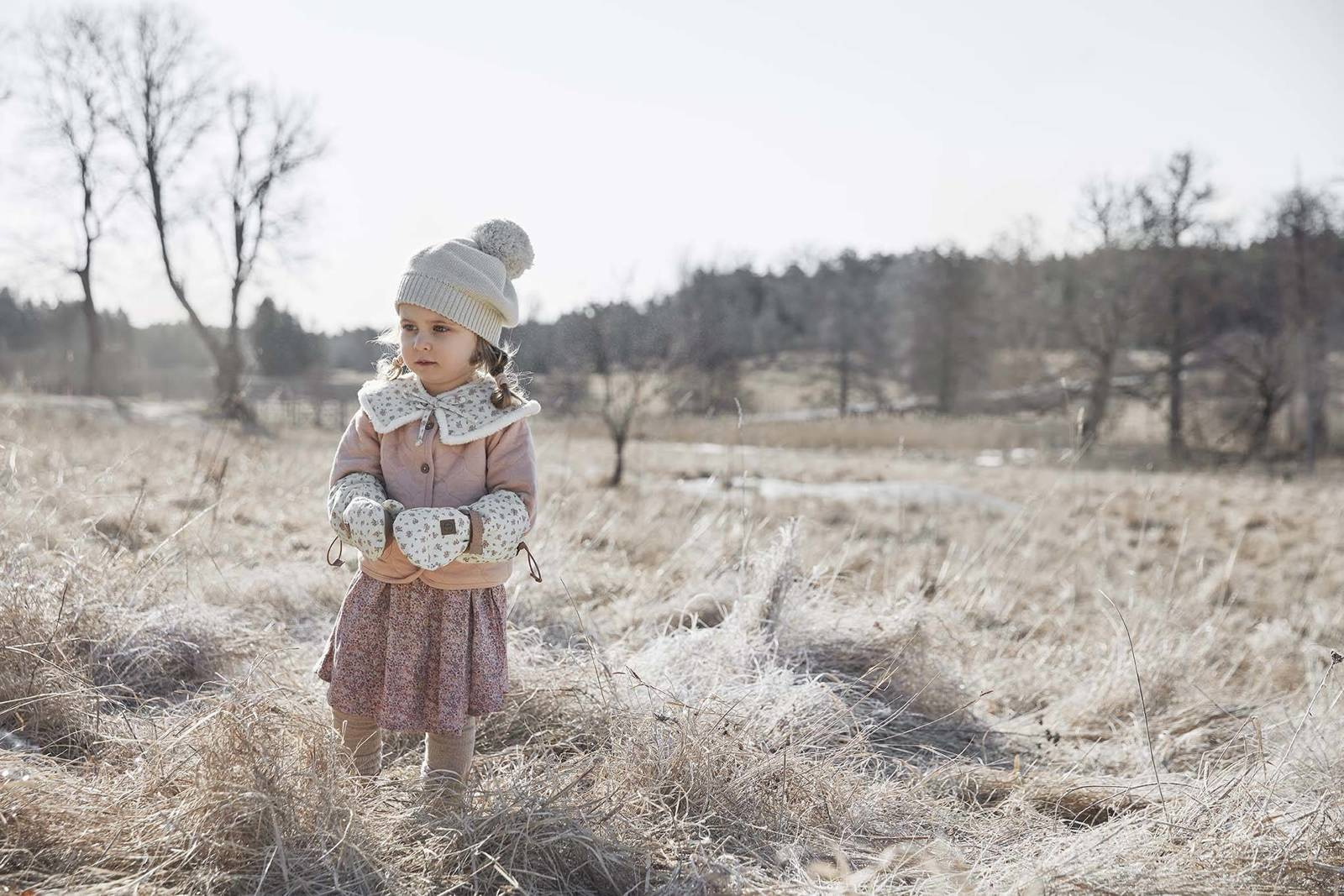 Elodie Details - Beret - Creamy White 1-3 lata