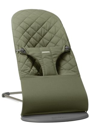 BABYBJORN - leżaczek BLISS Woven -Ciemnozielony