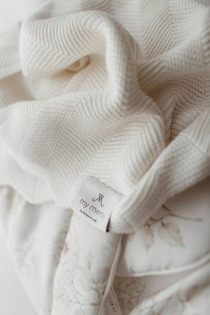 My Memi - Bambusowy kocyk Fir 80x100 - Light beige